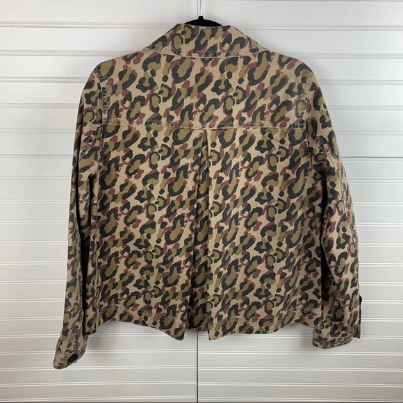 NWOT Veronica Beard Mercer Leopard Print Jacket Military Inspire Designer Medium - Picture 12 of 16